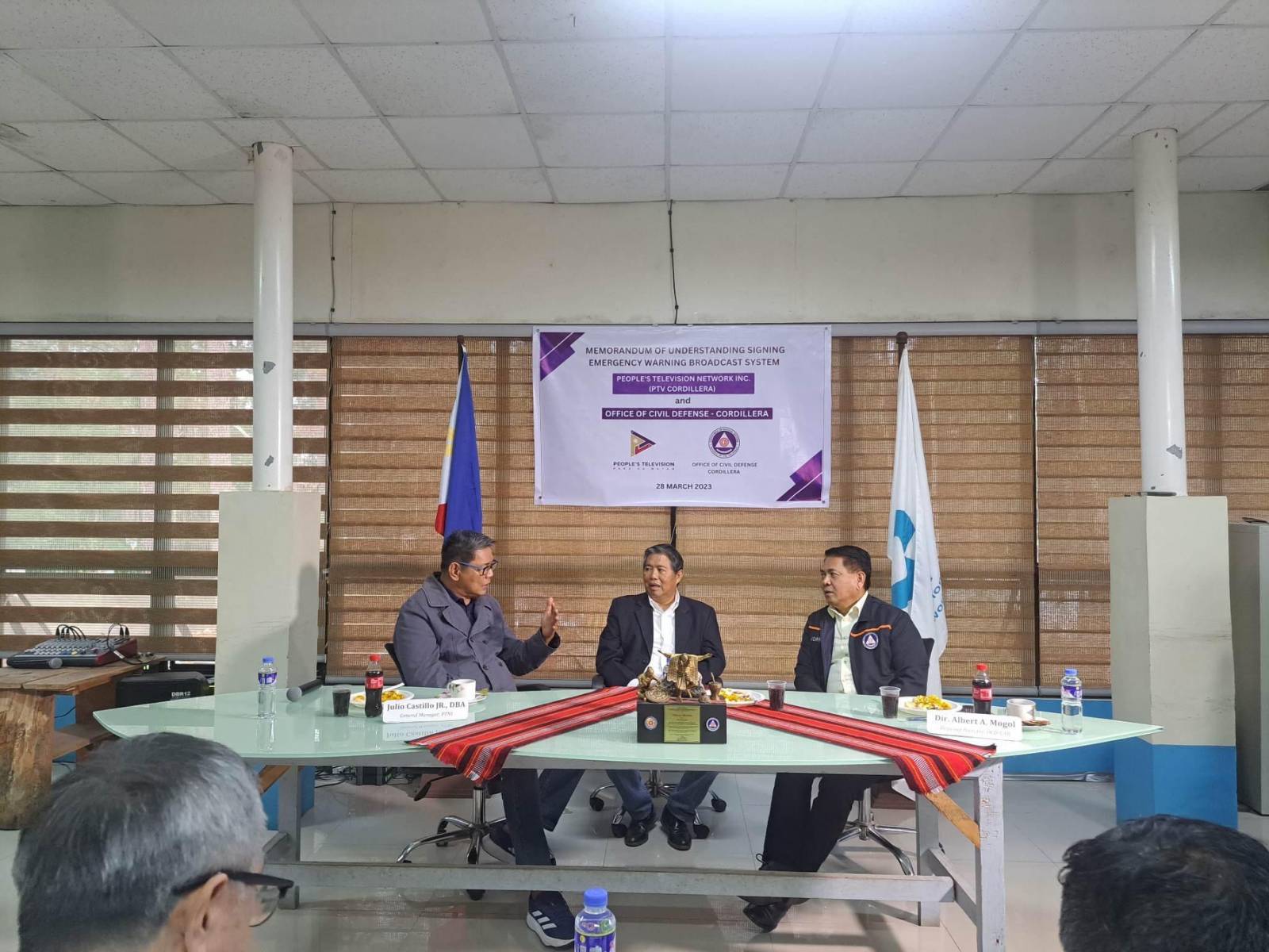 PTV, OCD Cordillera signs agreement for emergency broadcast warning ...